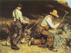 Gustave Courbet, The Stonebreakers, 1849 (destroyed in World War II)